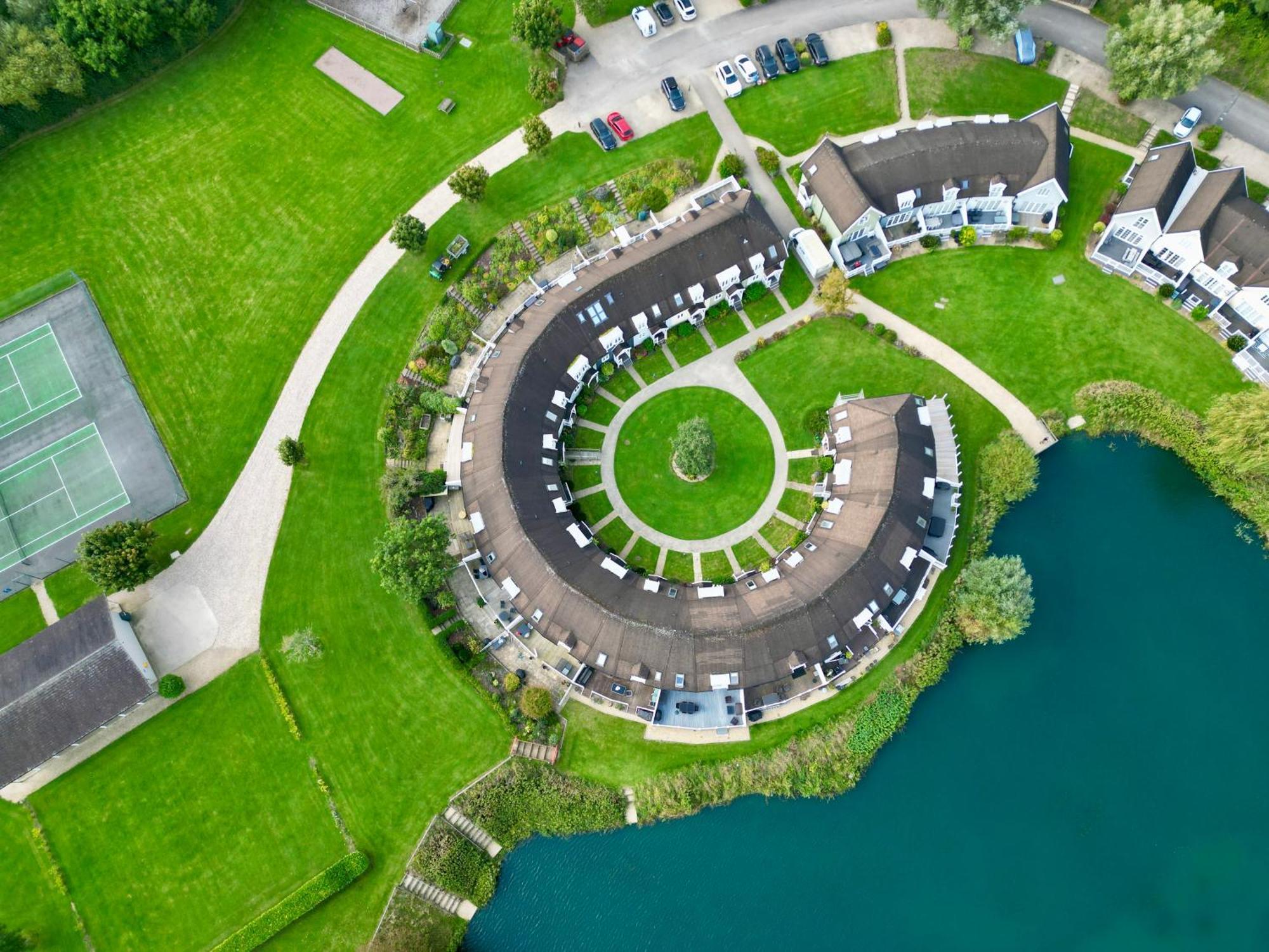 Nyhavn Lakeside Cottage 시런세스터 외부 사진
